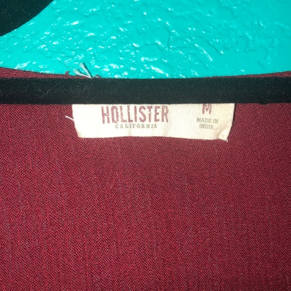 Maroon Long Sleeve Top - Picture 3 of 3